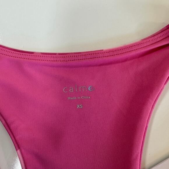 Johnny Was Calme NEW Pink Camo XS Legging Tank Set Women's Athletic Wear Workout - Picture 13 of 14